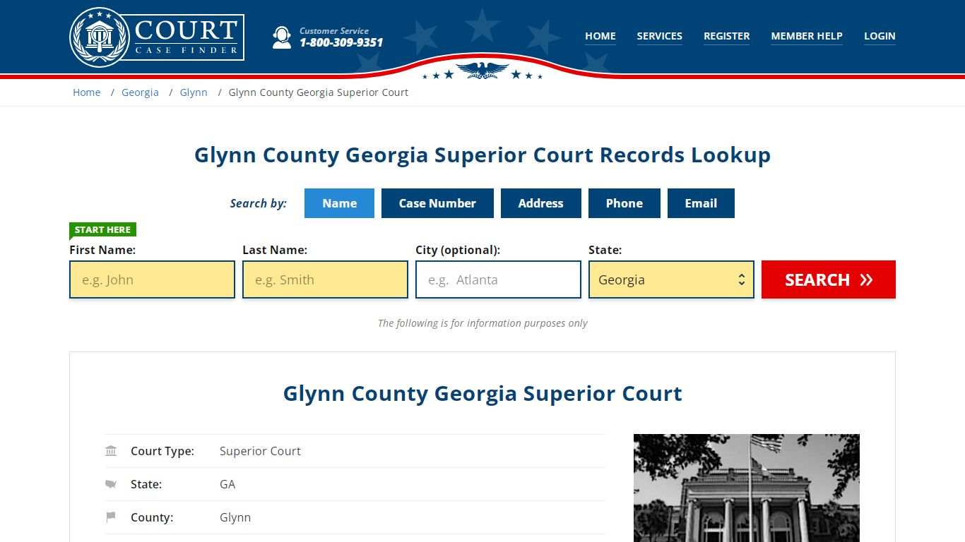 Glynn County Georgia Superior Court Records Lookup